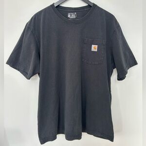 Carhartt K87 Pocket T-Shirt Black/Charcoal | Men’s Large